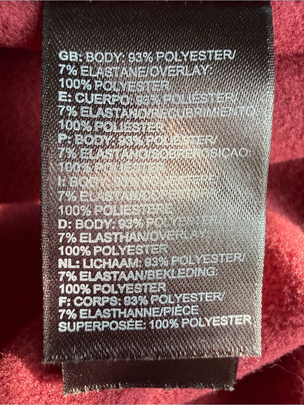 The North Face Women's Burgundy Hooded Ski Jacket Fleece Layer - Picture 3 of 8